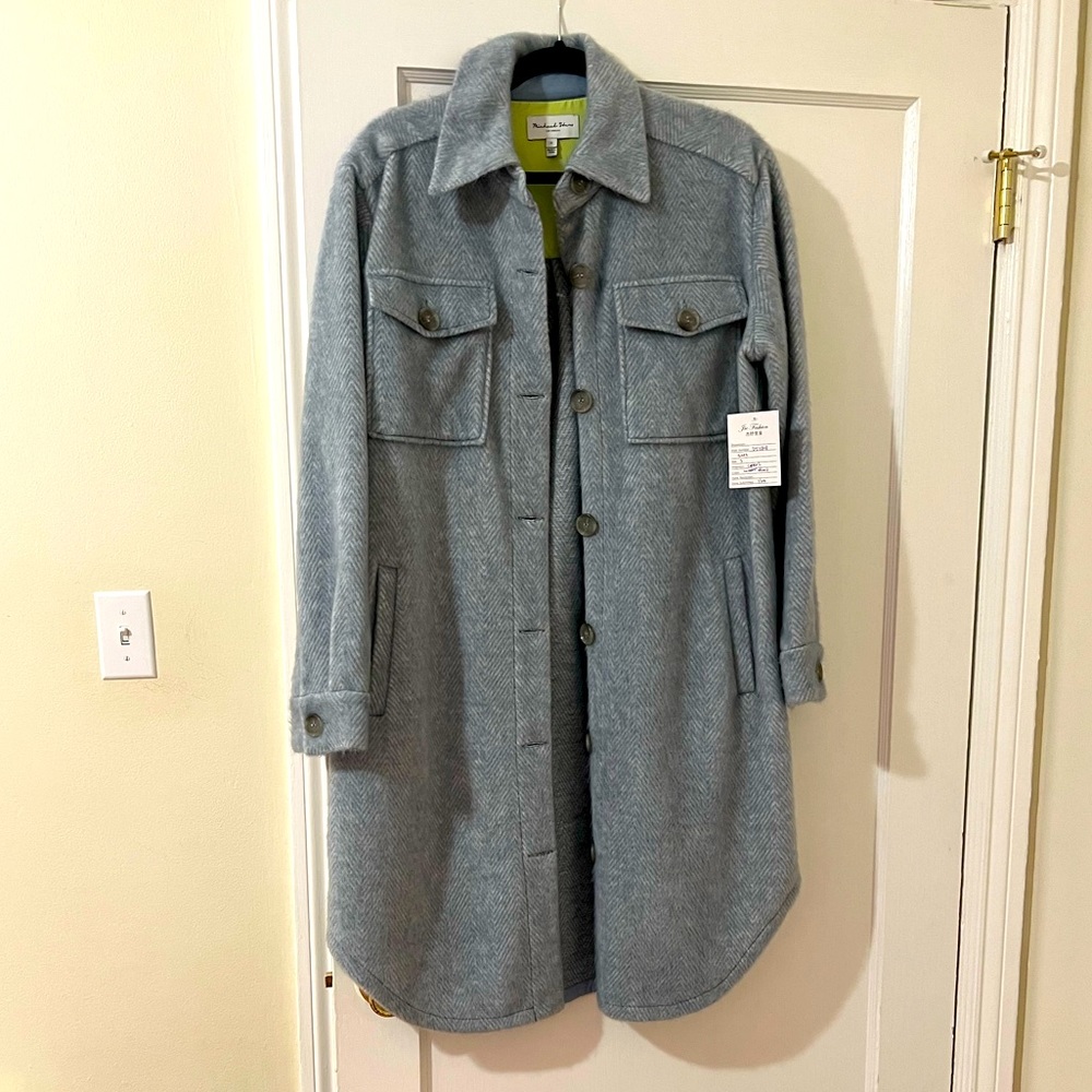 Michael Stars Gwen Jacket. Super soft with herringbone pattern.